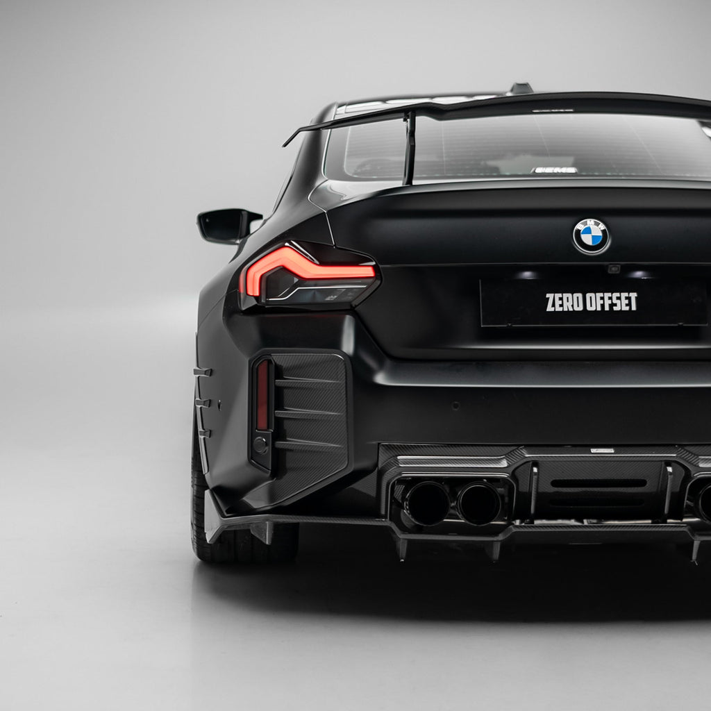 M Performance Style Pre Pregged Dry Carbon Fiber Rear Bumper Trim for BMW M2 G87 2023+ – image 4