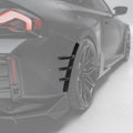 M Performance Style Pre Pregged Dry Carbon Fiber Rear Fender Arch Trim Set for BMW M2 G87 2023+