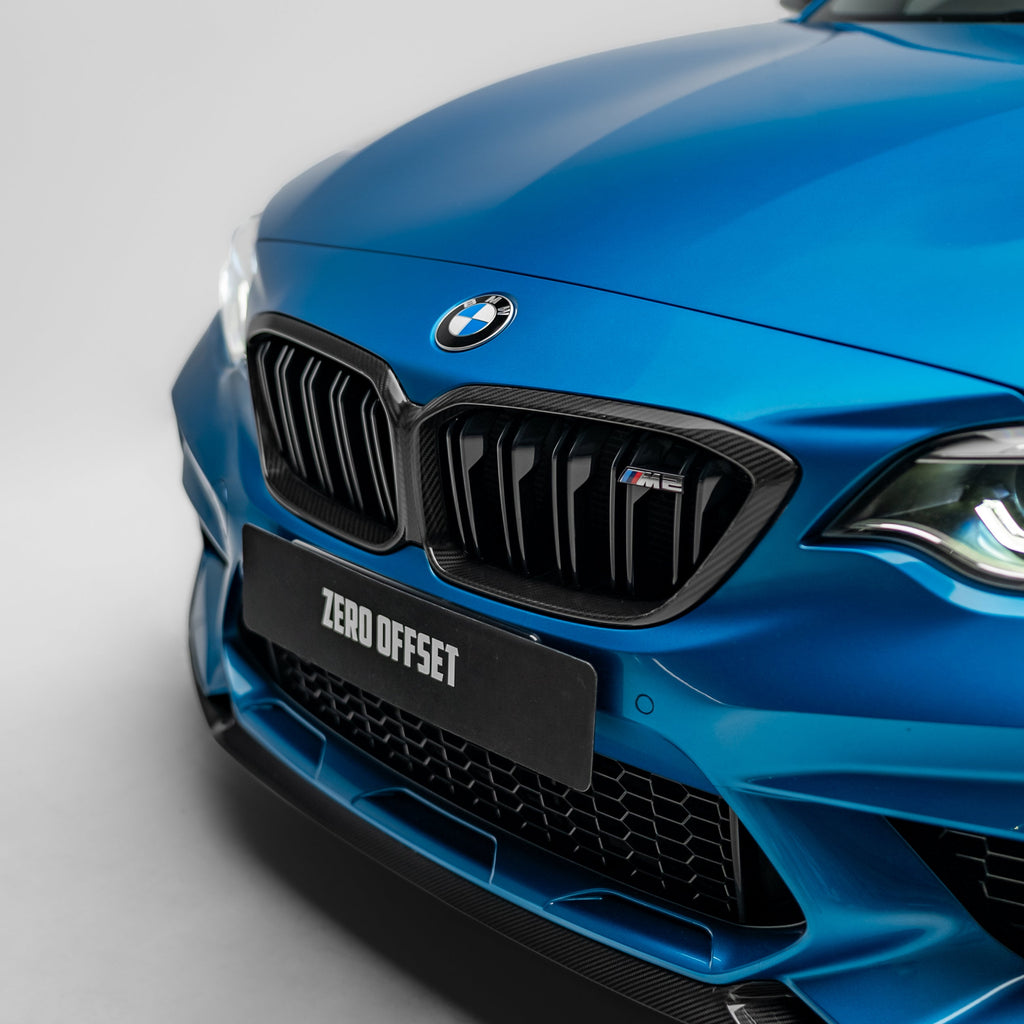 M Performance Style Pre Pregged Dry Carbon Fiber Grille for BMW M2 F87 LCI Competition 2019-2021 – Photo 3