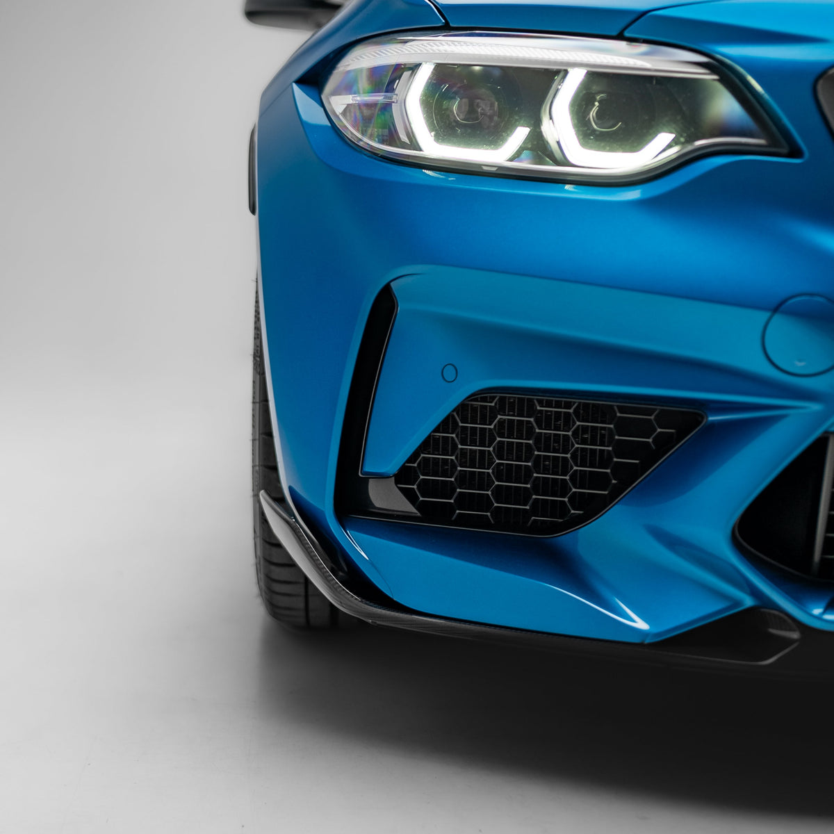 M Performance Style Carbon Fibre Front Lip for BMW F87 M2 Competition 2019-2021 – image 4