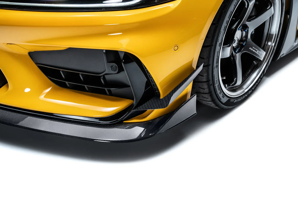 Prepreg Front Bumper Canards for Toyota GR Supra (ADRO Bumper) 2019+ – Photo 2