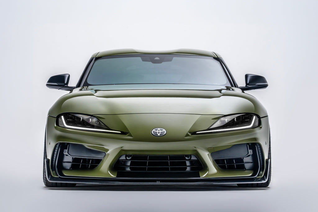 Toyota GR Supra A90 Carbon Fiber Front Lip for ADRO Facelift Bumper 2019+ – image 2
