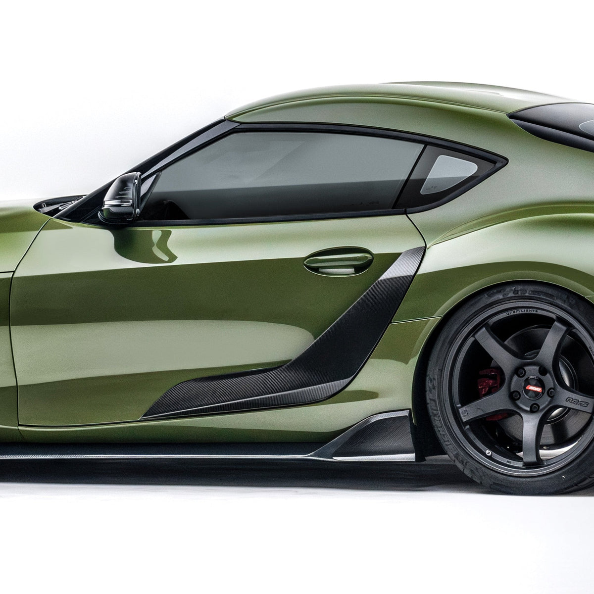 Toyota GR Supra A90 Carbon Fiber Door Garnishes 2019+ – image 2