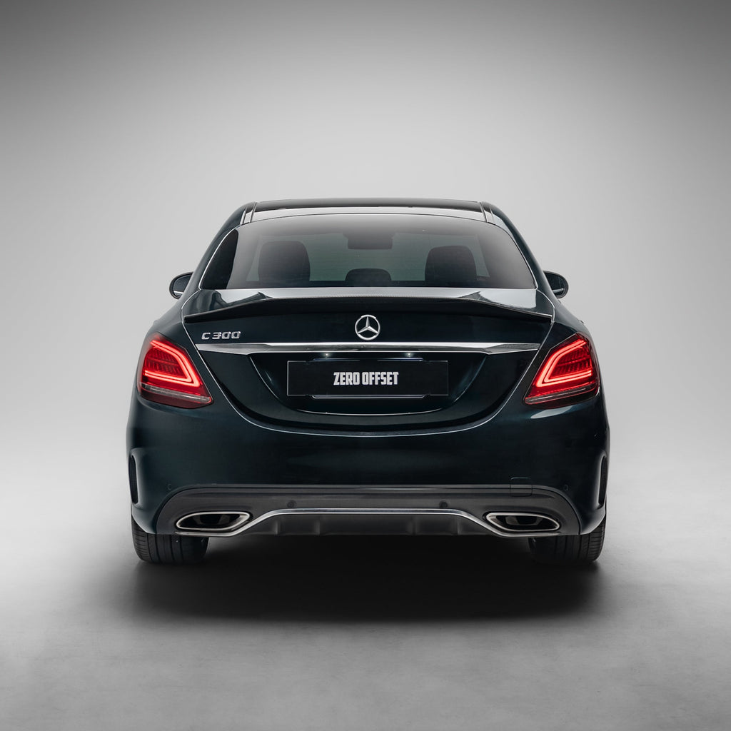 PSM Style Pre Pregged Dry Carbon Fiber Spoiler for Mercedes-Benz C Class W205 Sedan 2018+ – image 5