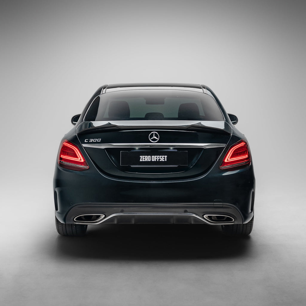 X-Style Pre Pregged Dry Carbon Fiber Spoiler for Mercedes-Benz C Class W205 Sedan 2018+ – image 5