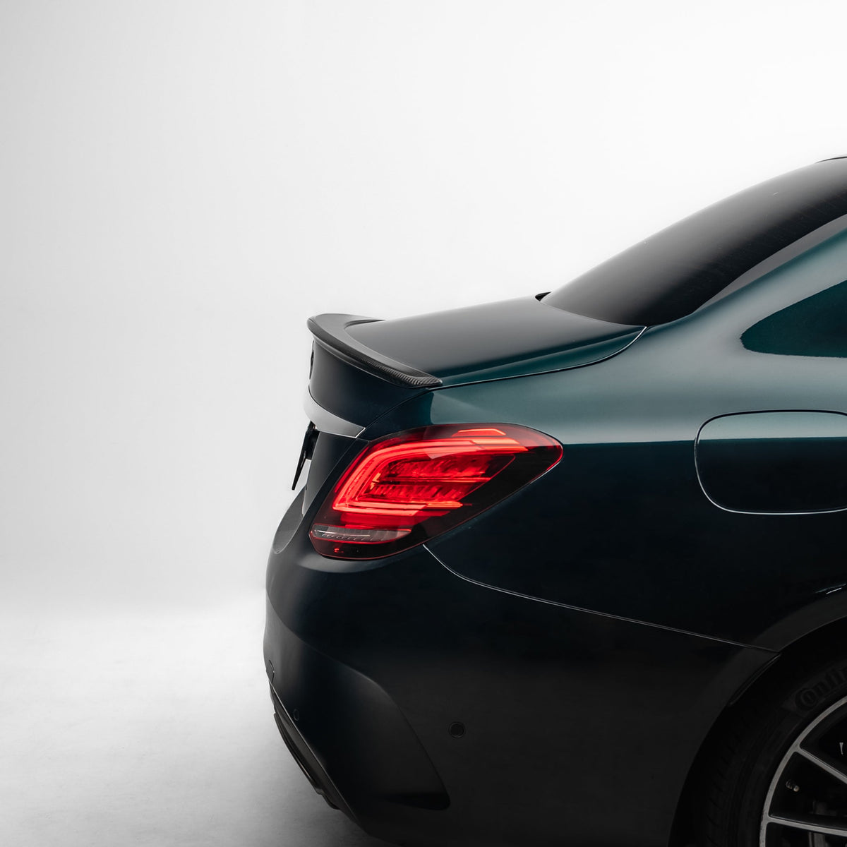 OEM Style Pre Pregged Dry Carbon Fiber Spoiler for Mercedes-Benz C Class W205 Sedan 2021+ – image 3