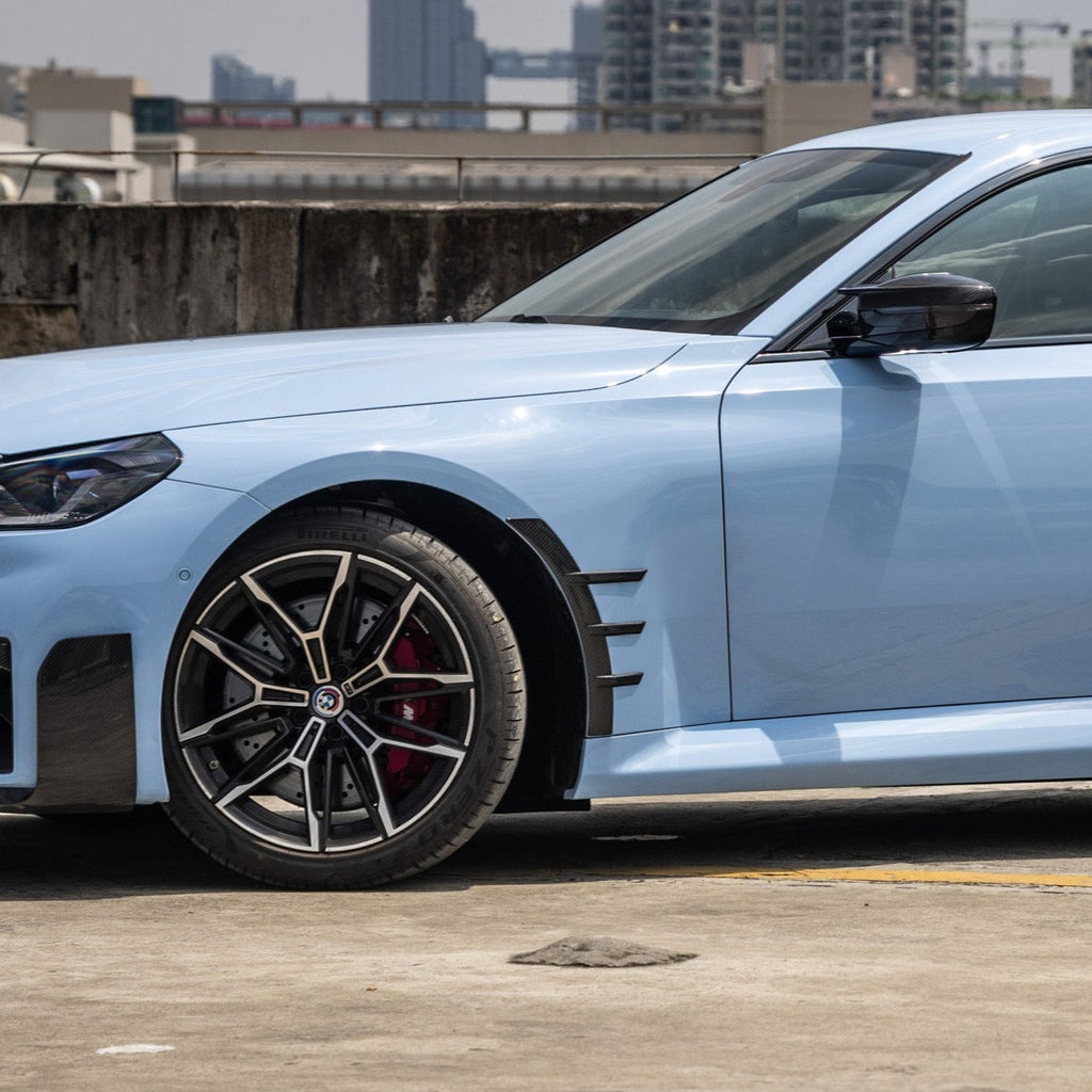 M Performance Style Pre Pregged Dry Carbon Fiber Front Fender Arch Trim Set for BMW M2 G87 2023+ – image 8