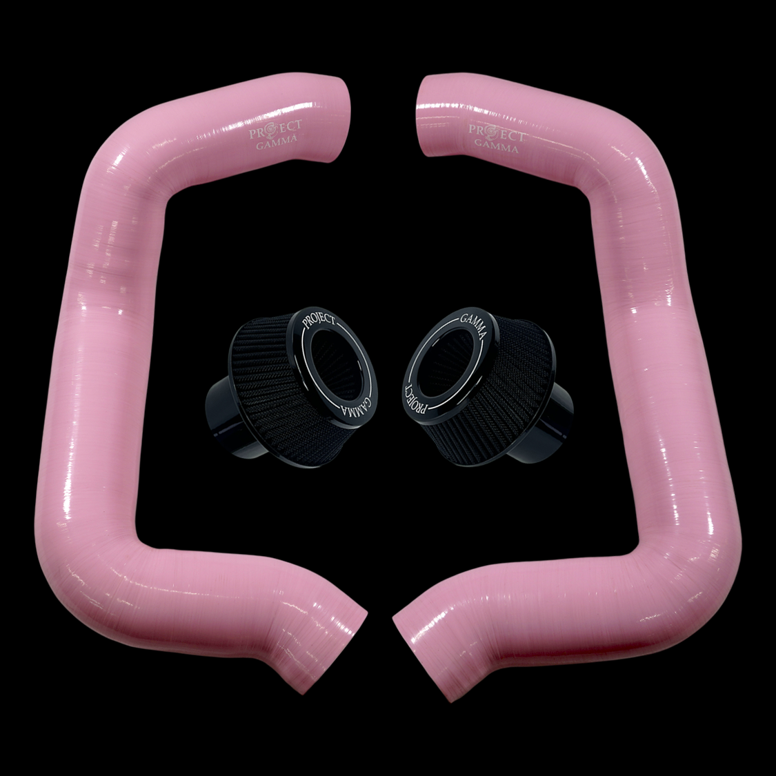 Project Gamma BMW M5 G90 / G99 and 7 Series G70 / G73 Silicone Intakes and Filters – Pink/Black Combo