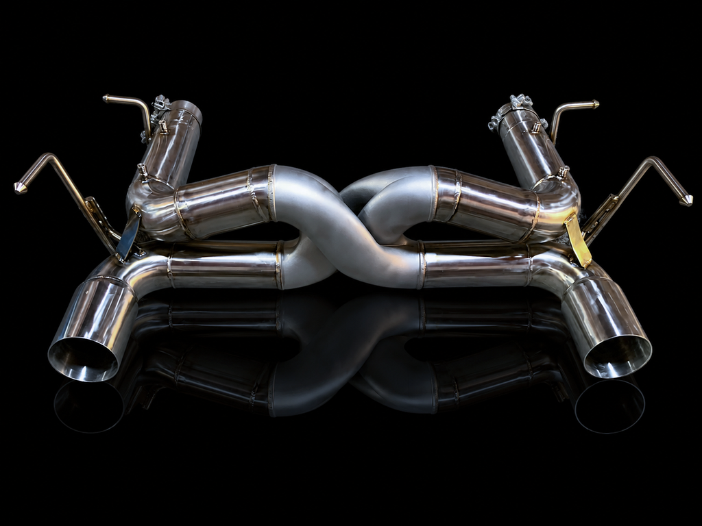 Ferrari F8 Z-Pipe Exhaust System – Stainless Steel Performance Exhaust – Photo 2