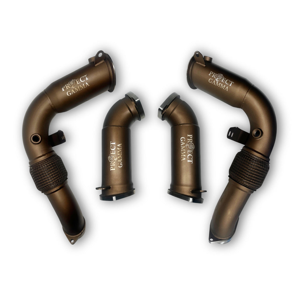 BMW M5 G90 G99 S68 High-Flow Downpipes – Project Gamma