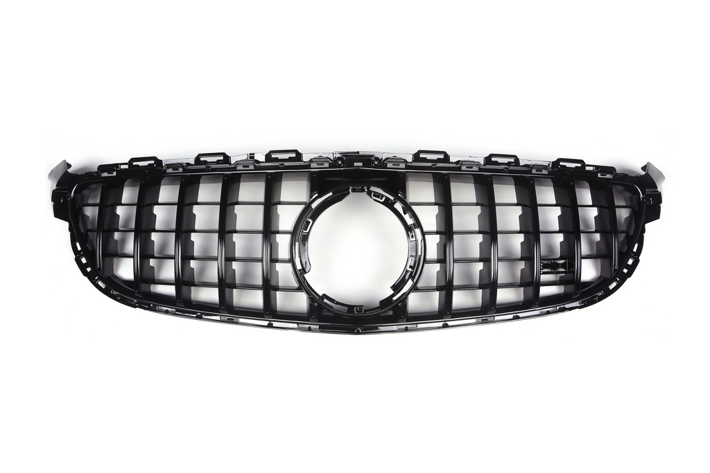 AMG Panamericana Style Grille for Mercedes-Benz C63 C205/W205 - Black 2019-2022