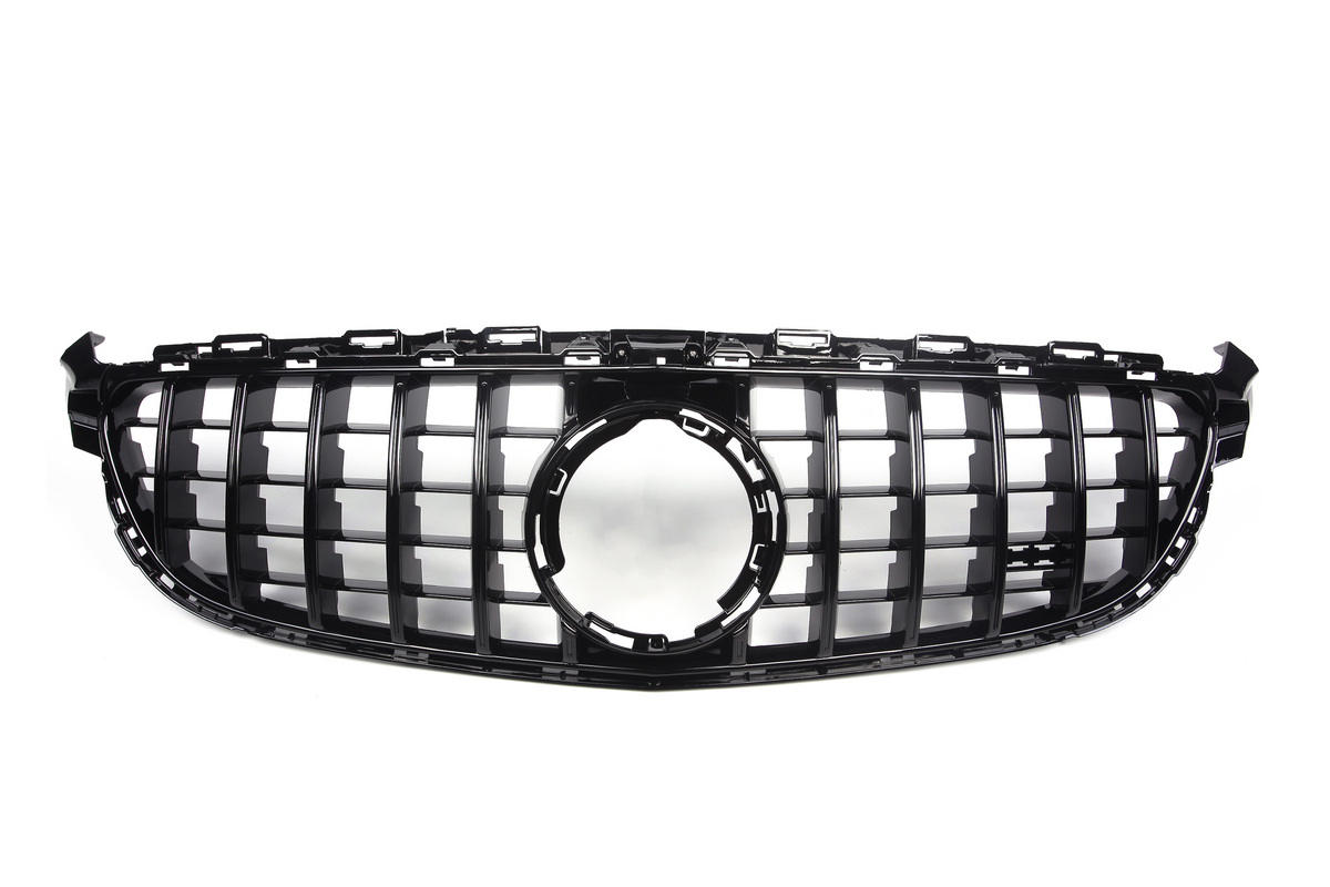 AMG Panamericana Style Grille for Mercedes-Benz C63 C205/W205 - Black 2019-2022 – image 2