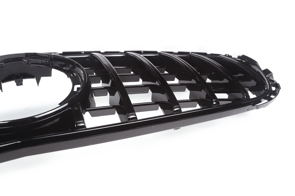 AMG Panamericana Style Grille for Mercedes-Benz C63 C205/W205 - Black 2019-2022 – image 6