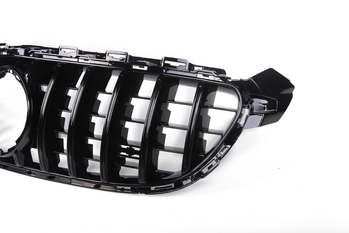 AMG Panamericana Style Grille for Mercedes-Benz C63 C205/W205 - Black 2019-2022 – image 7