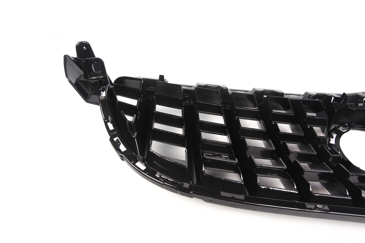 AMG Panamericana Style Grille for Mercedes-Benz C63 C205/W205 - Black 2019-2022 – image 9