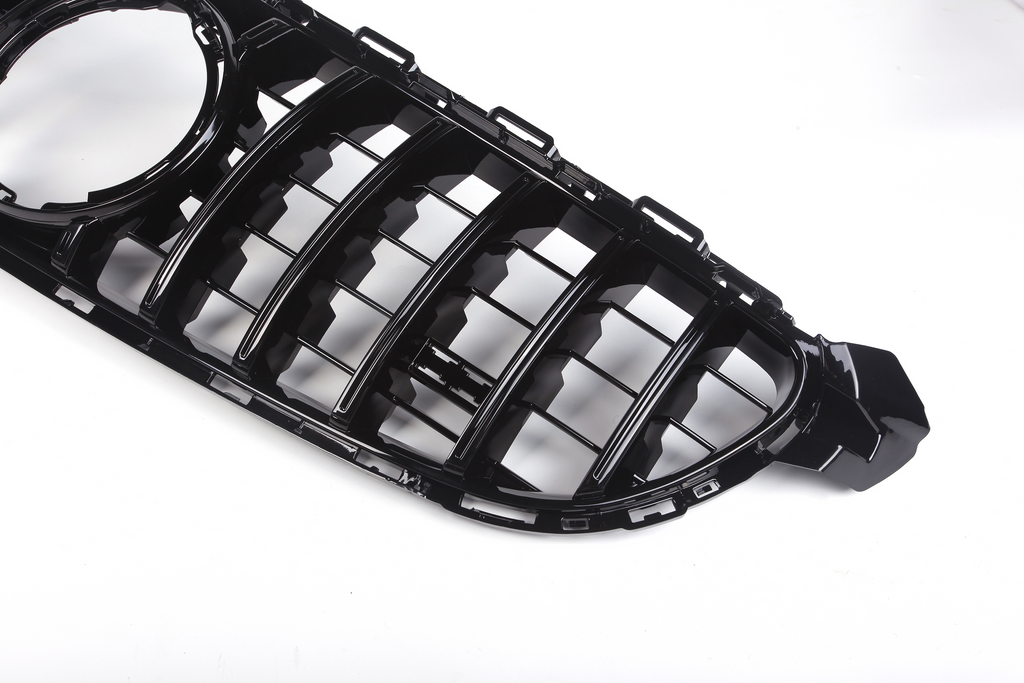 AMG Panamericana Style Grille for Mercedes-Benz C63 C205/W205 - Black 2019-2022 – image 12