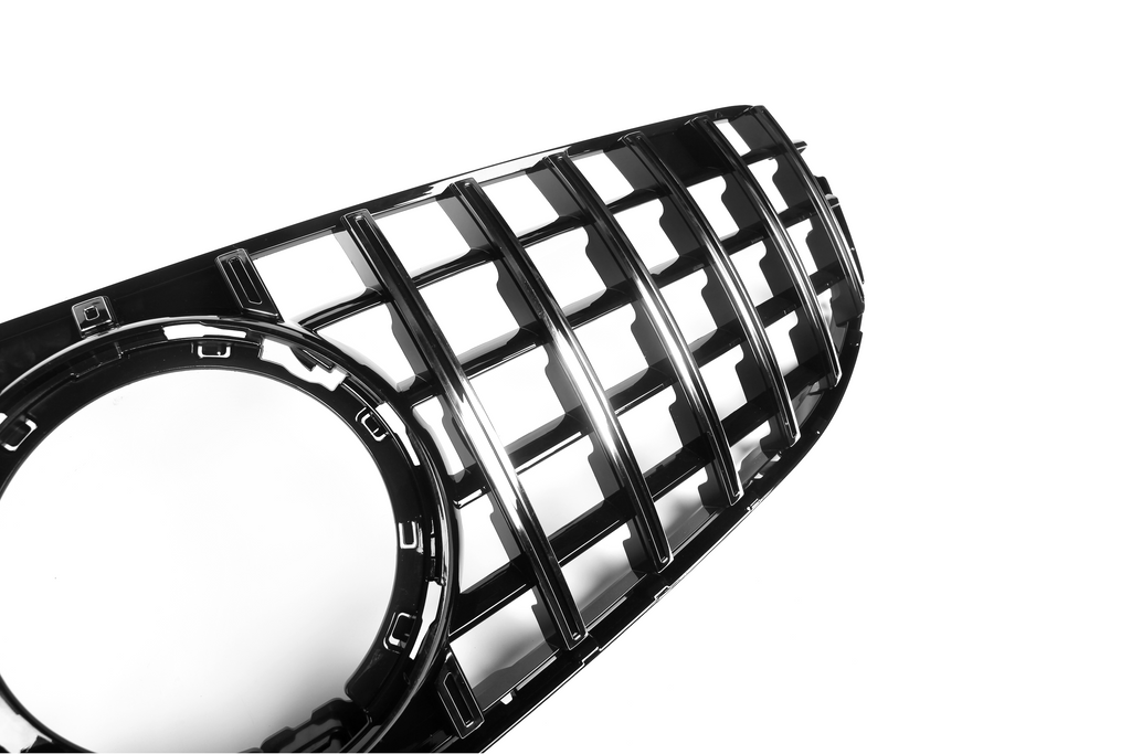 AMG Panamericana Style Grille for Mercedes-Benz GLC Class X253/C253 Coupe (Without Camera) - Silver 2019-2022 – Photo 3