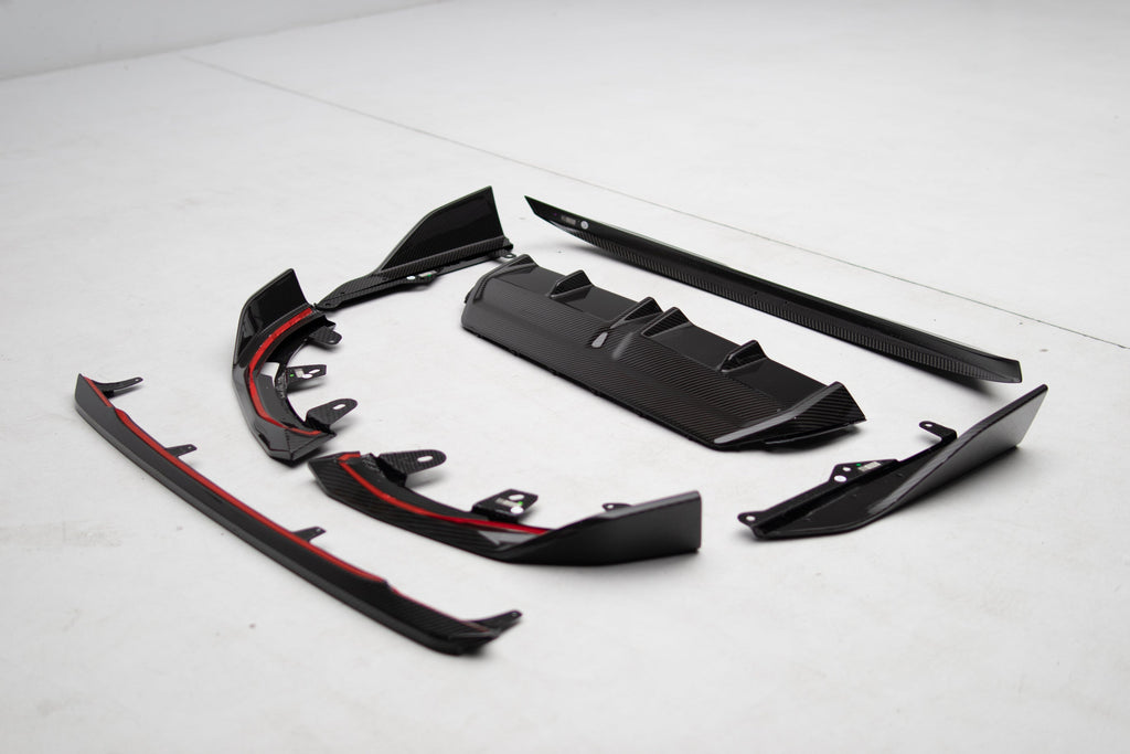 M Performance Style Pre Pregged Dry Carbon Fiber Full Kit for BMW 2 Series Coupe G42 2021+ – image 15