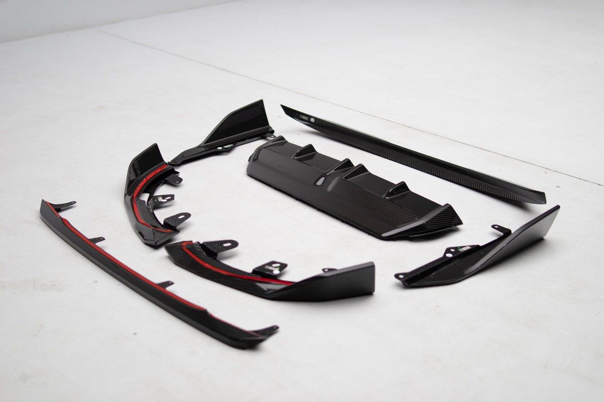 M Performance Style Pre Pregged Dry Carbon Fiber Full Kit for BMW 2 Series Coupe G42 2021+ – image 15