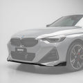 M Performance Style Pre Pregged Dry Carbon Fiber Front Lip for BMW 2 Series Coupe G42 2021+