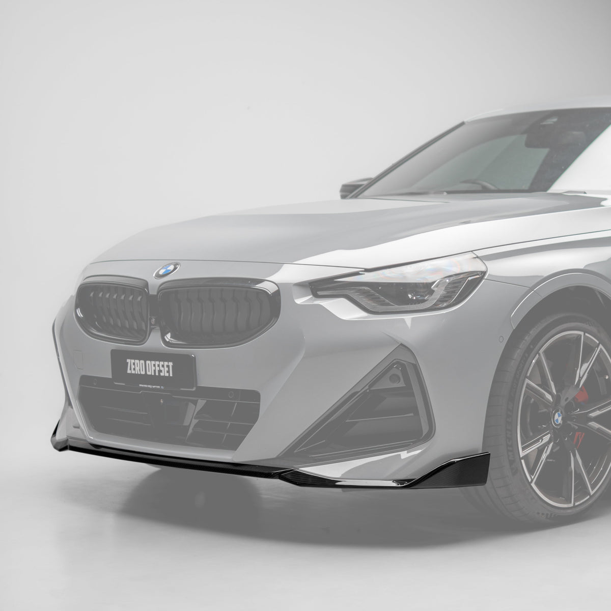 M Performance Style Pre Pregged Dry Carbon Fiber Front Lip for BMW 2 Series Coupe G42 2021+