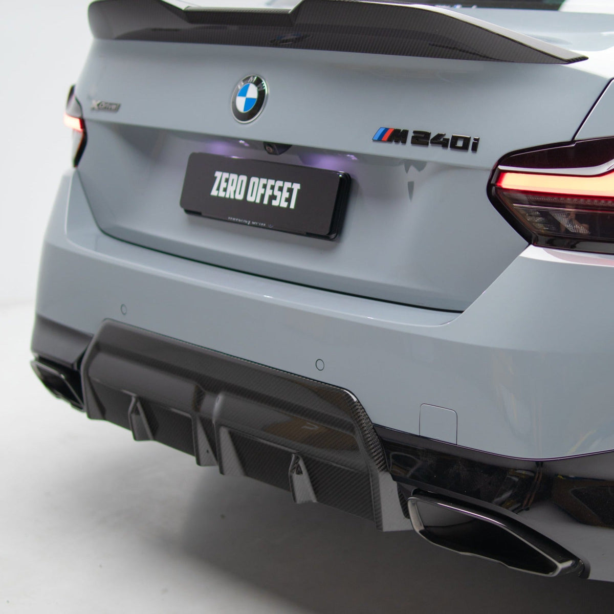 M Performance Style Pre Pregged Dry Carbon Fiber Rear Diffuser for BMW 2 Series Coupe G42 2021+ – image 3