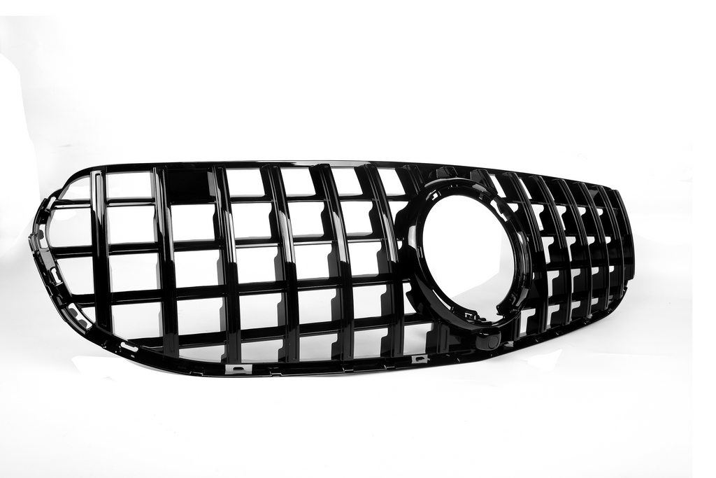 AMG Panamericana Style Grille for Mercedes-Benz GLC Class X253/C253 (Without Camera) - Black 2019-2022 – Photo 2