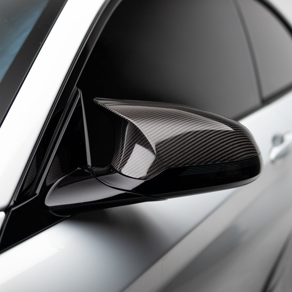 M-Performance Style Pre Pregged Dry Carbon Fiber Mirrors Caps for BMW M2 Comp F87 / M3 F80 / M4 F82 F83 – image 4