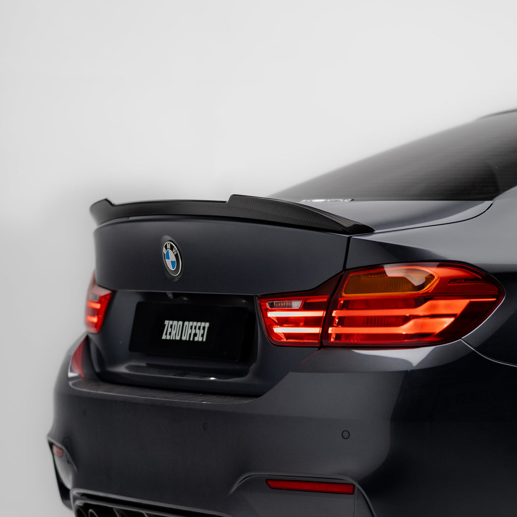 CS Style Pre Pregged Dry Carbon Fiber Spoiler for BMW M4 F82 2014-2020 – image 2