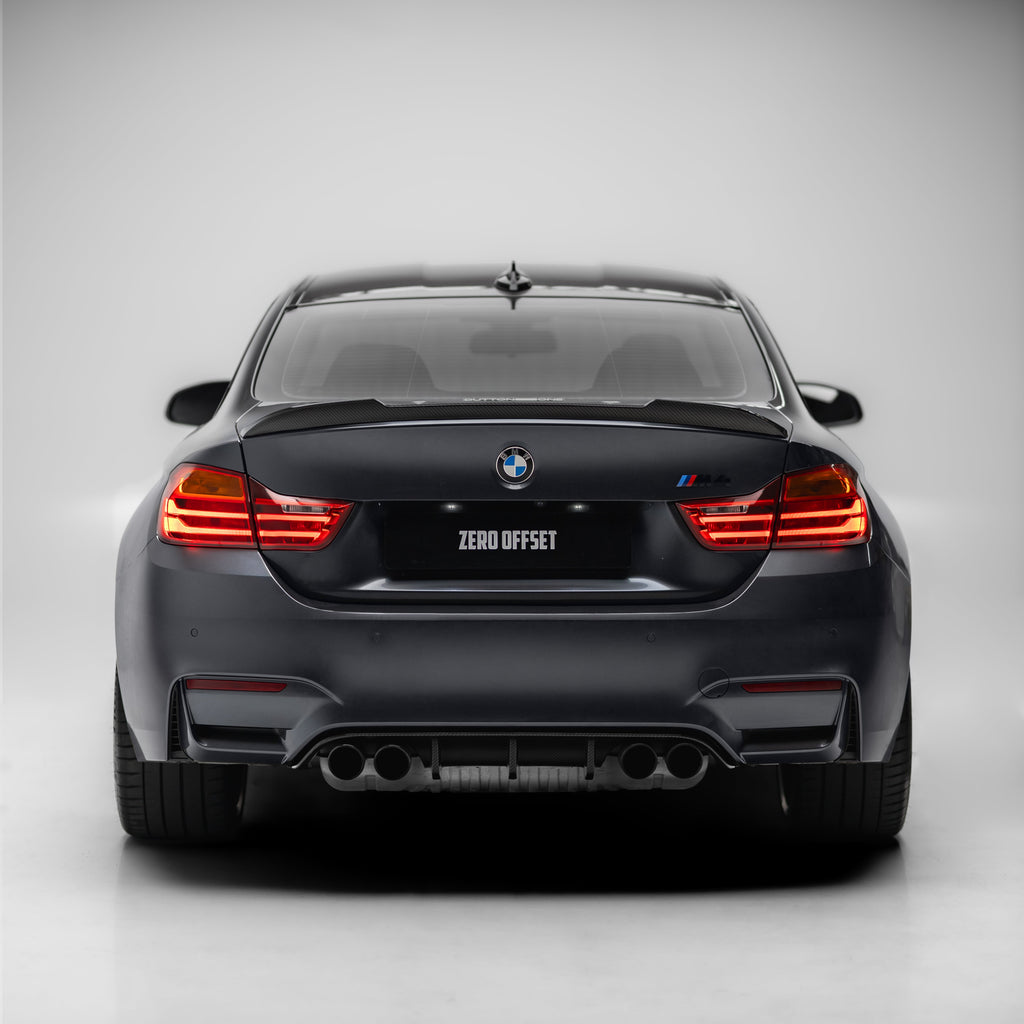 M Performance Style Pre Pregged Dry Carbon Fiber Rear Diffuser for BMW M3 F80 / M4 F82 F83 2014-2020 – image 3