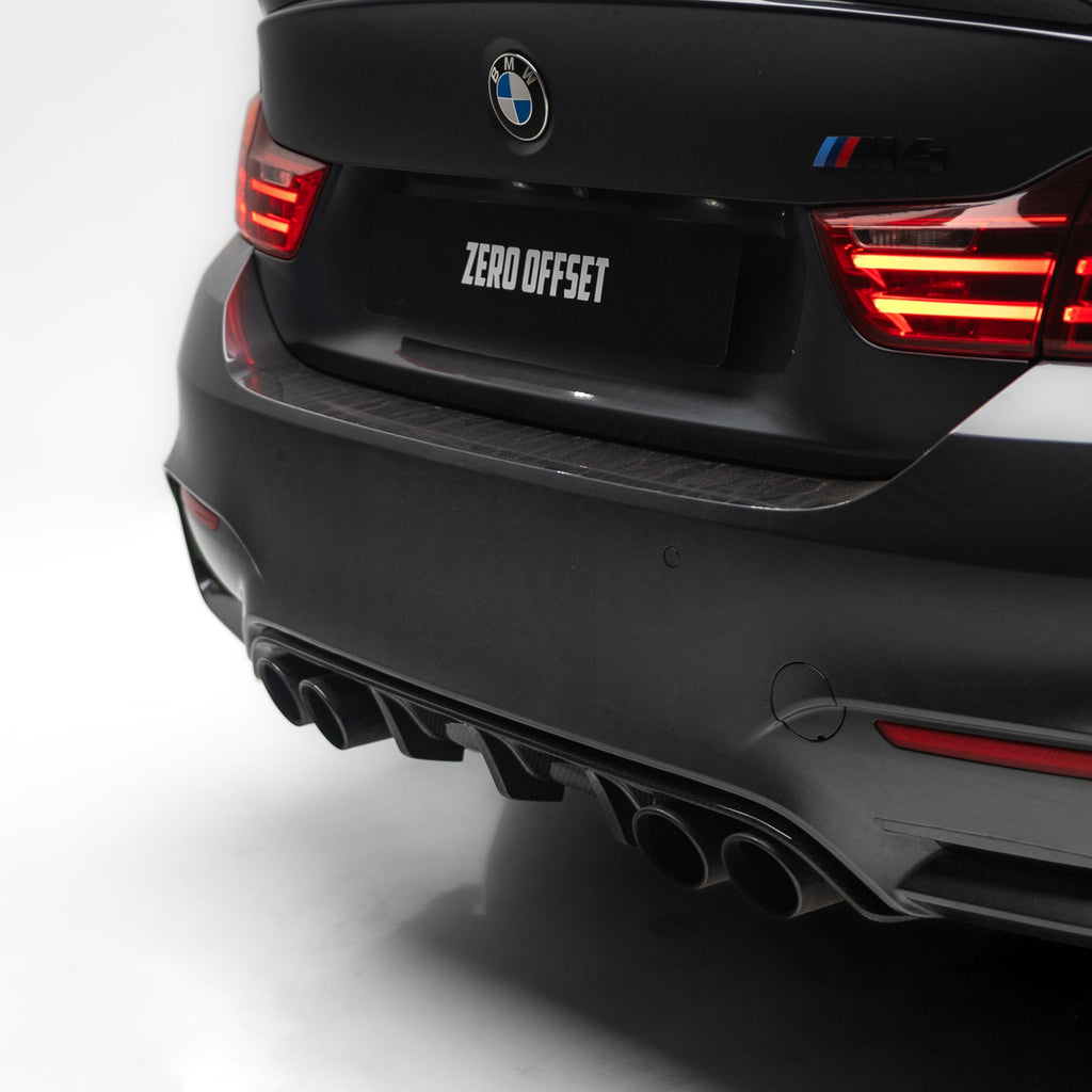 M Performance Style Pre Pregged Dry Carbon Fiber Rear Diffuser for BMW M3 F80 / M4 F82 F83 2014-2020 – image 4