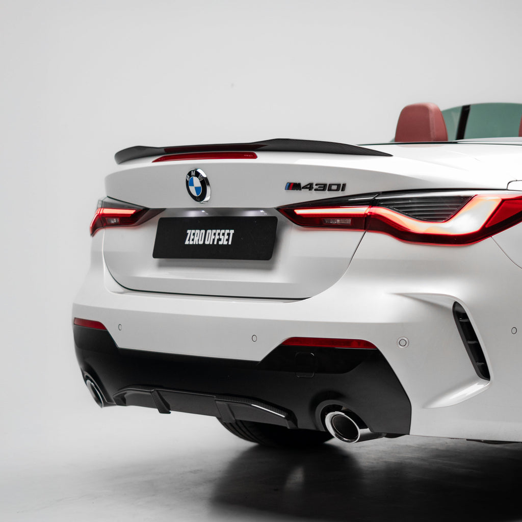 M Performance Style Pre Pregged Dry Carbon Fiber Spoiler for BMW 4 Series G23 / M4 G83 Convertible 2020+ – image 2