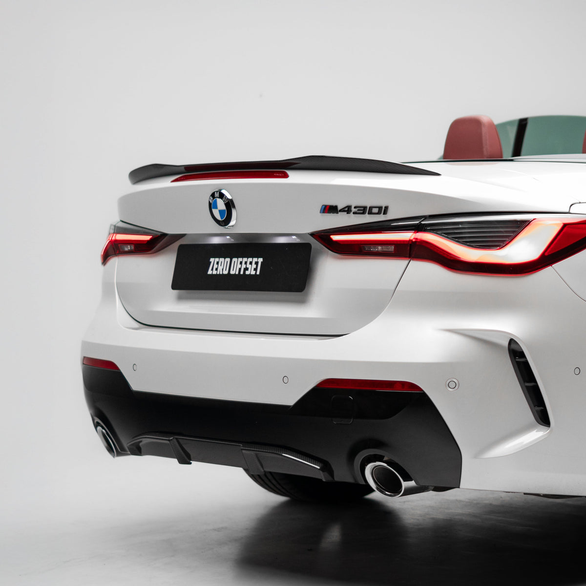 M Performance Style Pre Pregged Dry Carbon Fiber Spoiler for BMW 4 Series G23 / M4 G83 Convertible 2020+ – image 2