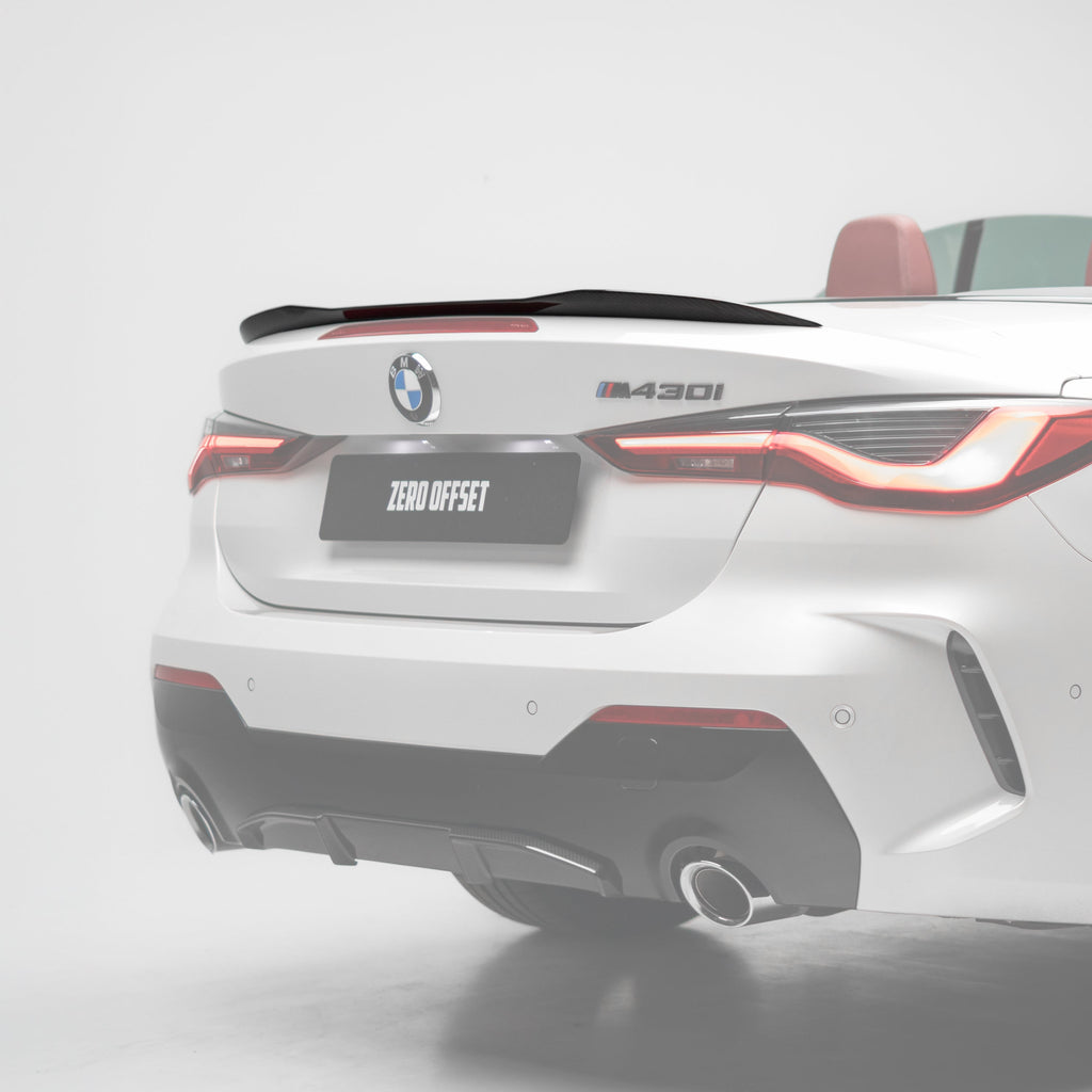 M Performance Style Pre Pregged Dry Carbon Fiber Spoiler for BMW 4 Series G23 / M4 G83 Convertible 2020+