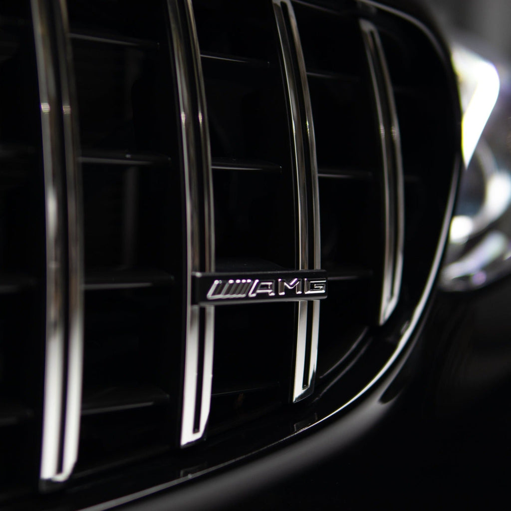 AMG Panamericana Style Grille for Mercedes-Benz C Class (AMG Line) C205/W205 2015-2018 - Silver – Photo 4