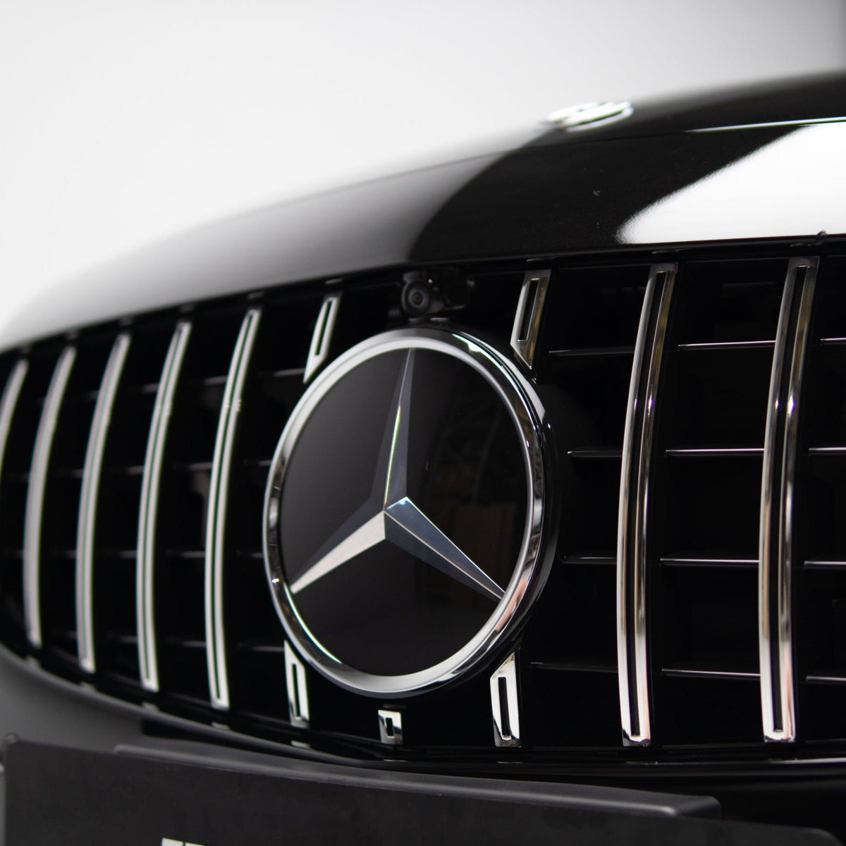 AMG Panamericana Style Grille for Mercedes-Benz C Class (AMG Line) C205/W205 2015-2018 - Silver – Photo 3