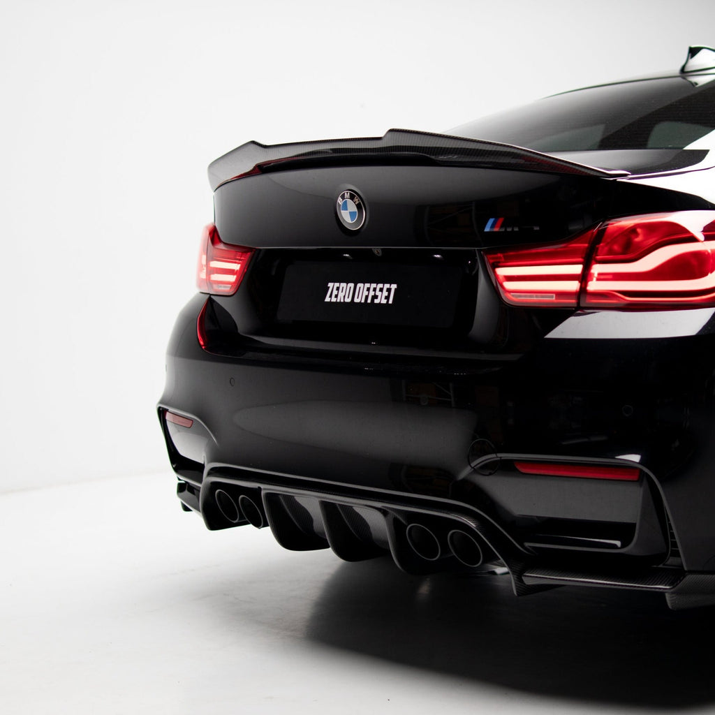 M4 Style Pre Pregged Dry Carbon Fiber Spoiler for BMW M4 F82 2014-2020 – image 4