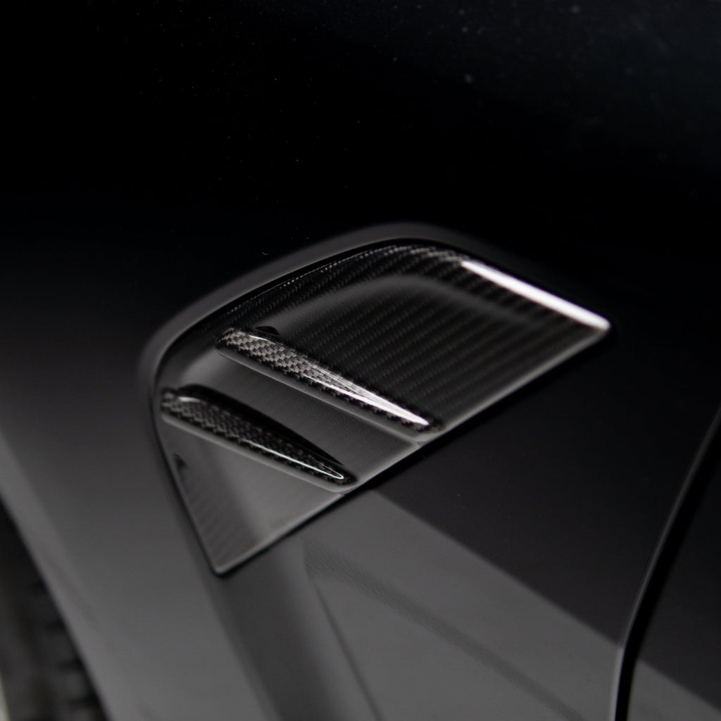 M Performance Style Pre Pregged Dry Carbon Fender Vent Cover for BMW M4 G82 G83 2020+ – image 2