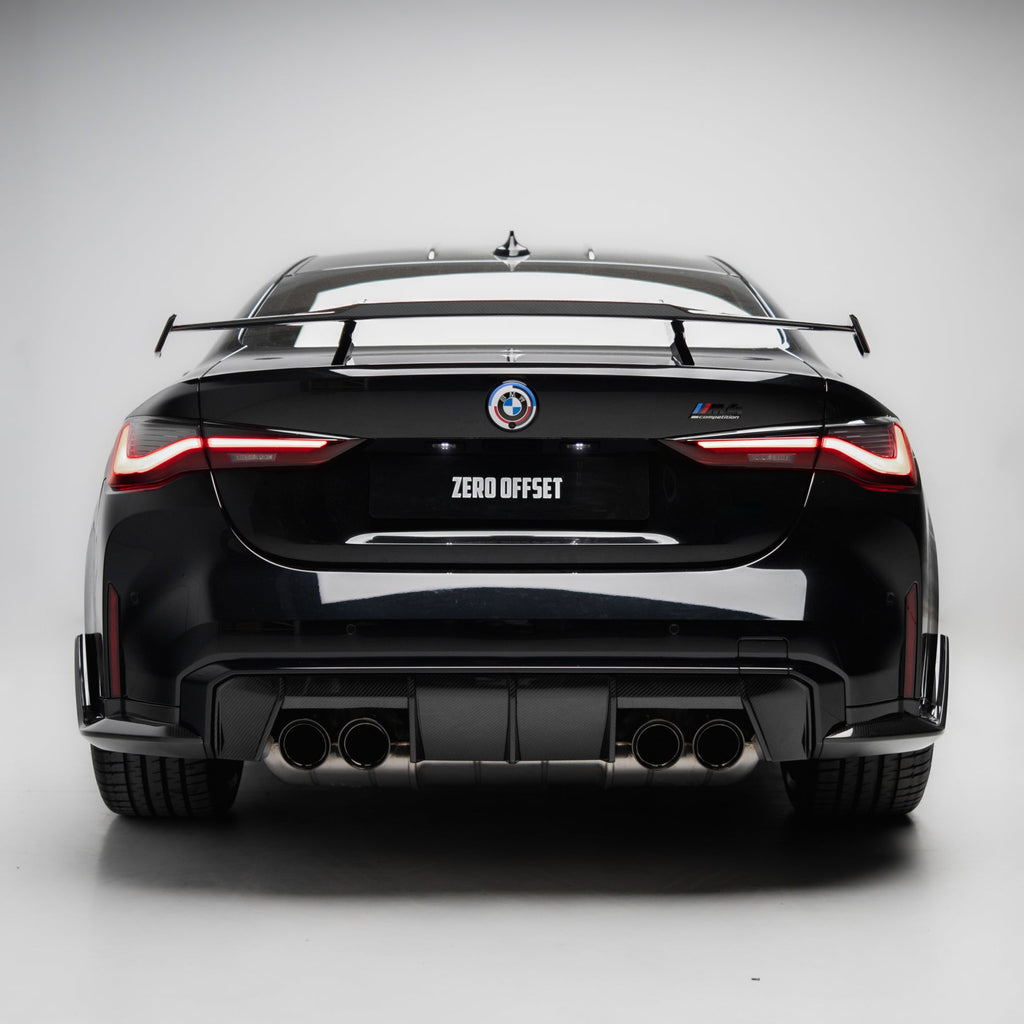 M-Performance Style Pre Pregged Dry Carbon Diffuser for BMW M3 G80 G81 / M4 G82 G83 (Standard Quad Tip) 2020+ – image 4
