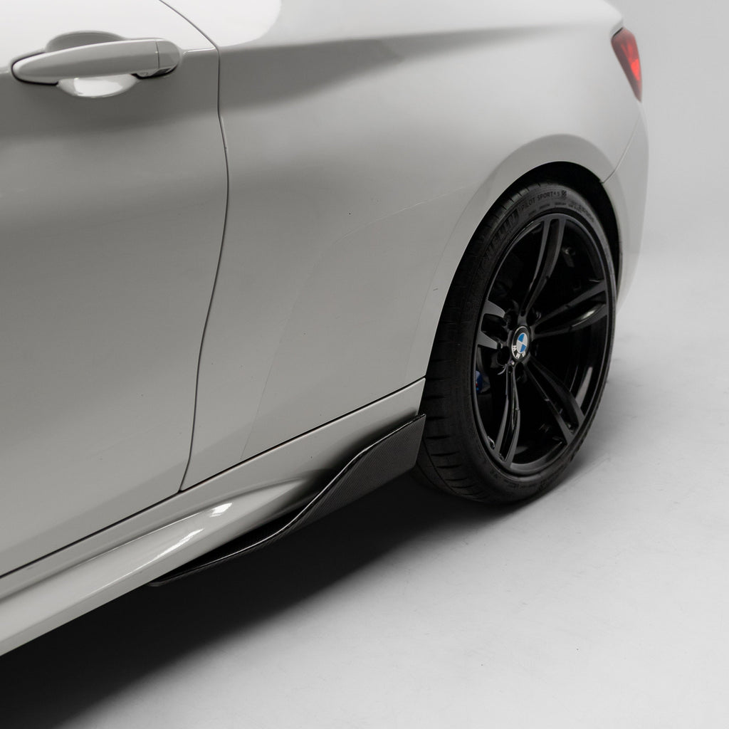 M Performance Style Side Skirt / Winglet Pre-Pregged Dry Carbon Fiber for BMW M2 F87 16-21 – image 2