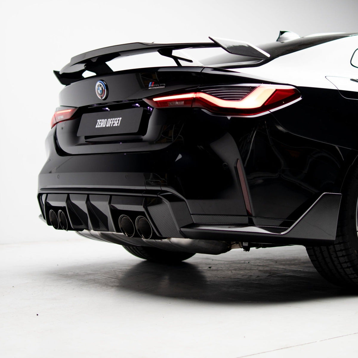 M-Performance Style Pre Pregged Dry Carbon Diffuser for BMW M3 G80 G81 / M4 G82 G83 (Standard Quad Tip) 2020+ – image 5