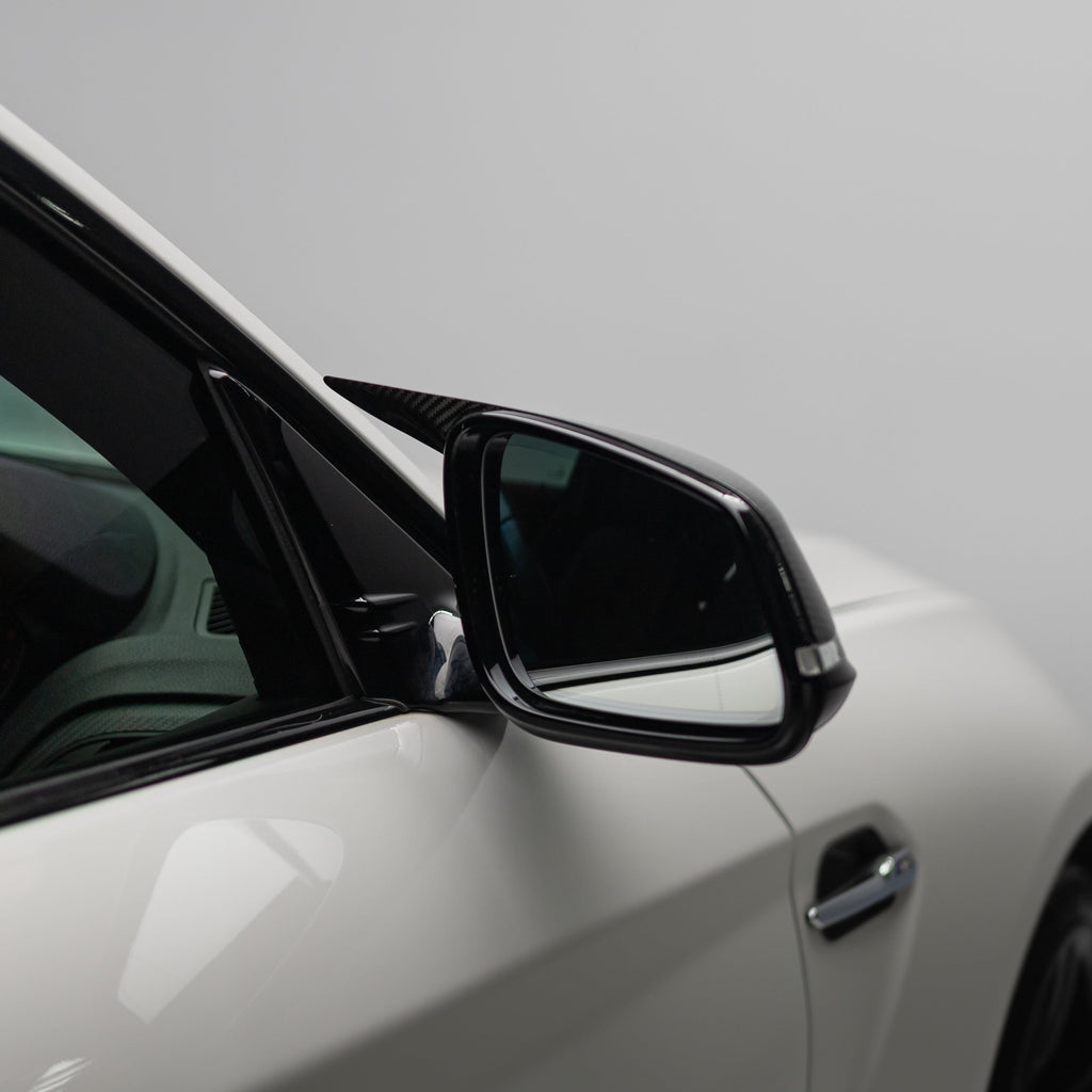 M Performance Style Pre Pregged Carbon Fiber Mirror Caps for BMW 1/2/3/4 Series F20 F22 F23 F30 F32 F33 F36 F8 – image 4
