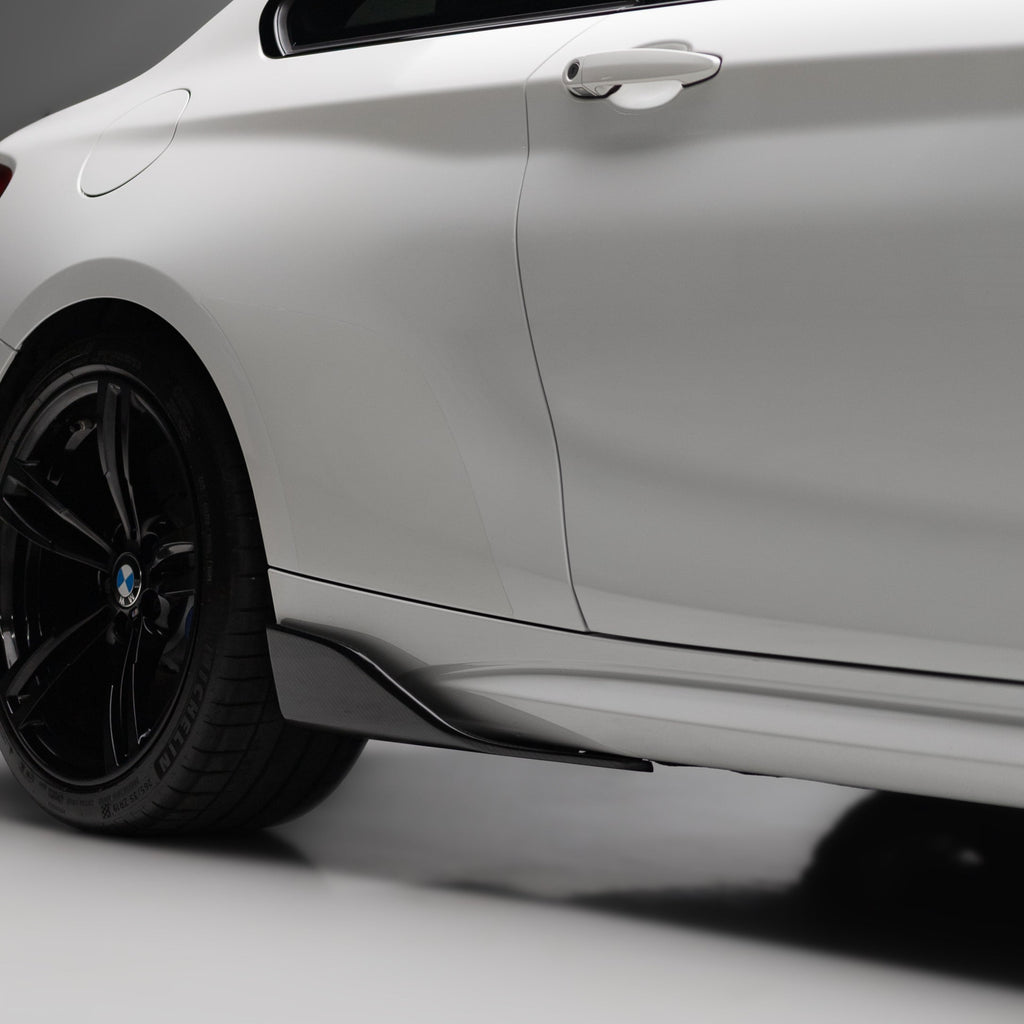 M Performance Style Side Skirt / Winglet Pre-Pregged Dry Carbon Fiber for BMW M2 F87 16-21 – image 3