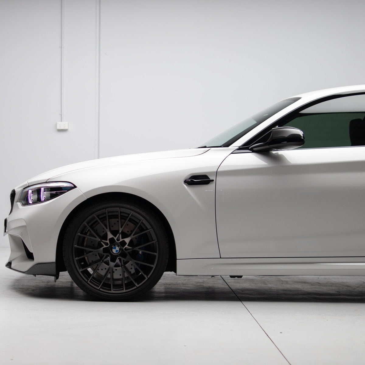 M-Performance Style Pre Pregged Dry Carbon Fiber Mirrors Caps for BMW M2 Comp F87 / M3 F80 / M4 F82 F83 – image 6