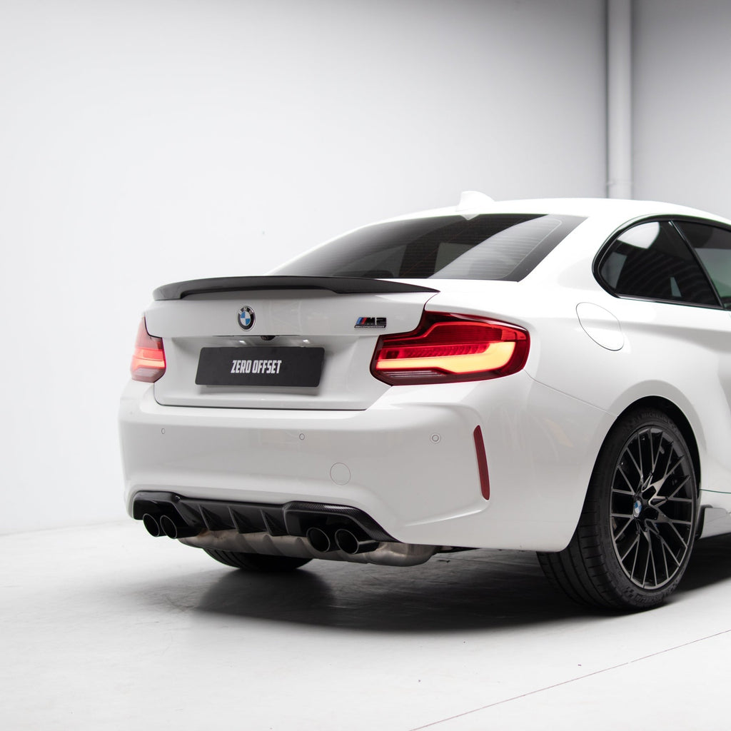 M Performance Style Carbon Fiber Rear Diffuser Pre-Pregged Dry Carbon Fiber for BMW M2 F87 2016-2021 – image 12