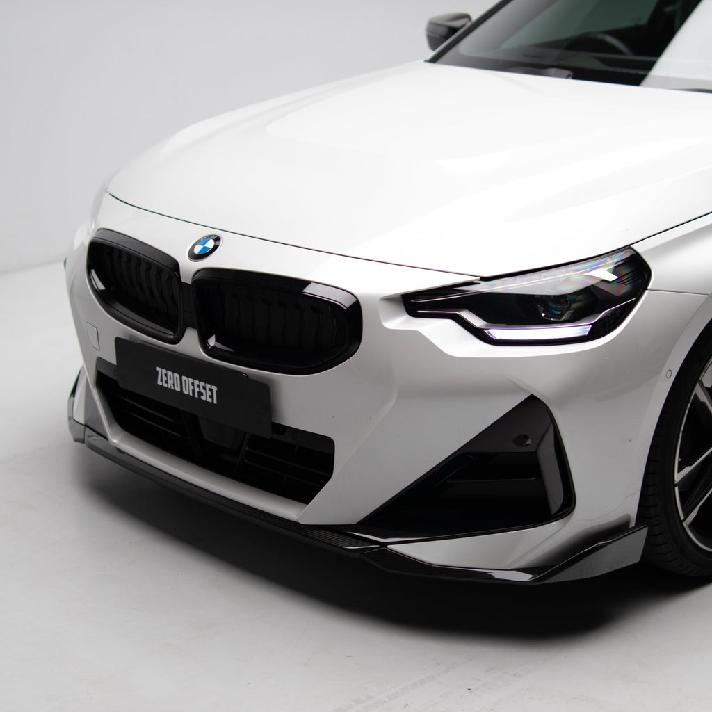 M Performance Style Pre Pregged Dry Carbon Fiber Front Lip for BMW 2 Series Coupe G42 2021+ – image 6