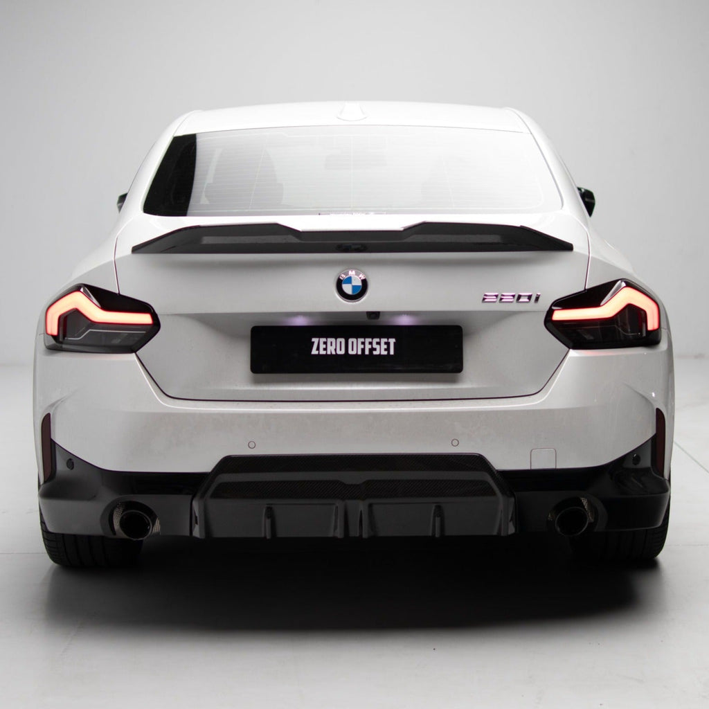 M Performance Style Pre Pregged Dry Carbon Fiber Rear Diffuser for BMW 2 Series Coupe G42 2021+ – image 5