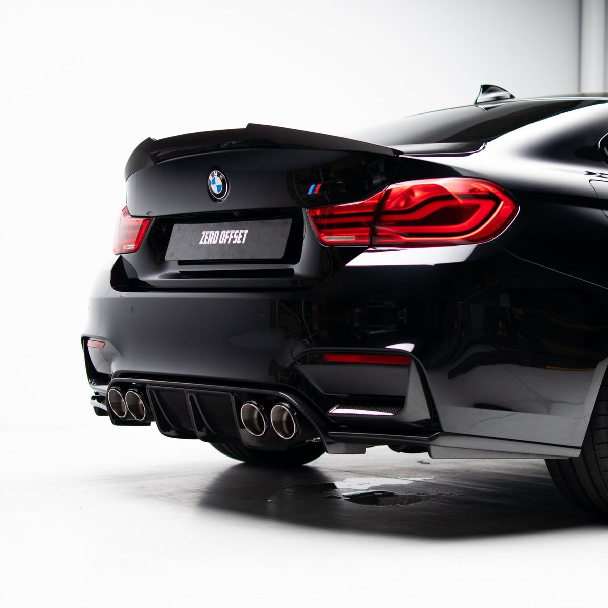 MP Style Rear Bumper Splitters Pre Pregged Dry Carbon for BMW M3 F80 / M4 F82/F83 2014-2020 – image 5