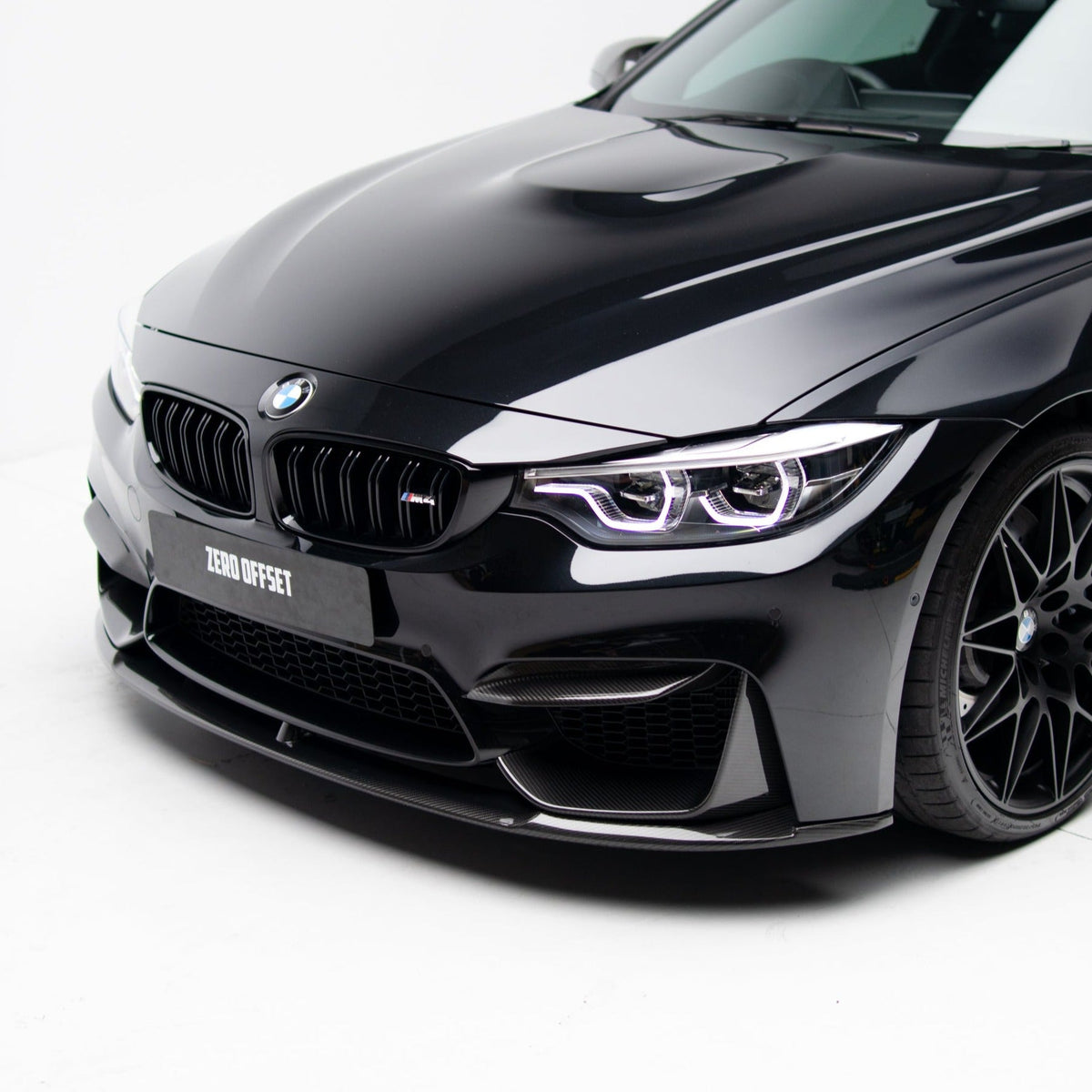 MP Style Pre Pregged Dry Carbon Front Bumper Splitters for BMW M3 F80 / M4 F82/F83 2014-2020 – image 5