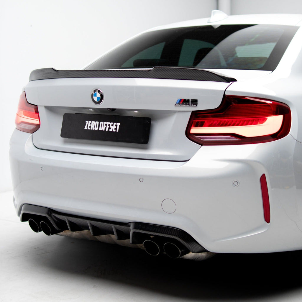M Performance Style Carbon Fiber Rear Diffuser Pre-Pregged Dry Carbon Fiber for BMW M2 F87 2016-2021 – image 11